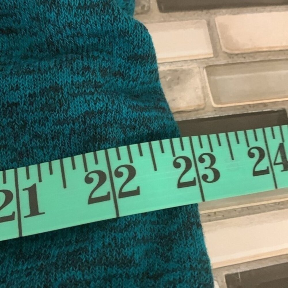 Joe Fresh Knit Lightweight Green Sleeveless Rouched Dress - Picture 8 of 10